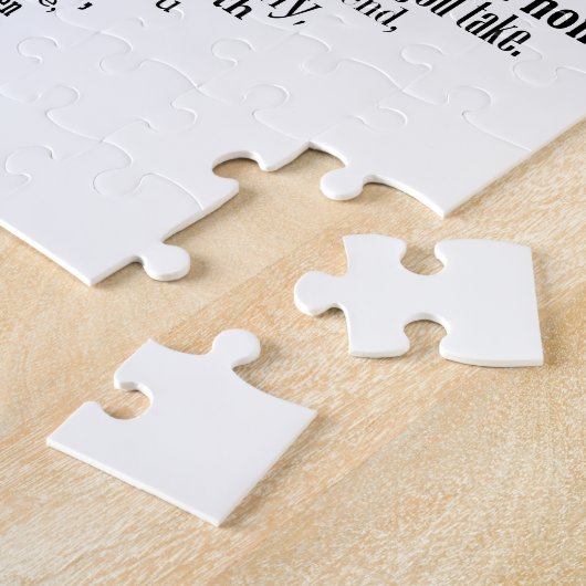 母の日の詩 ジグソーパズル (側面)