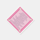 母の日の詩 スタンダードカクテルナプキン (角)