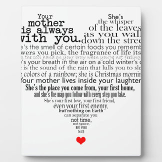 母の日の詩 フォトプラーク