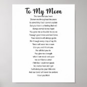 母の日の詩 ポスター (正面)