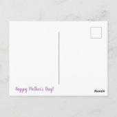 母の日の詩 ポストカード (裏面)