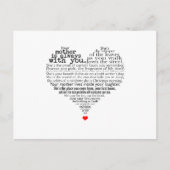 母の日の詩 ポストカード (正面)