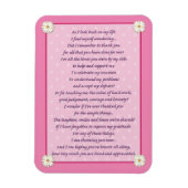 母の日の詩 マグネット (縦)