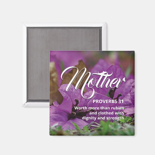 母の日の諺31 マグネット (正面/裏面)