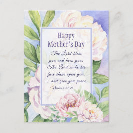母の日の賛美聖句フローラ ポストカード