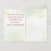 母の日の賛美詩篇118:24今日は ポストカード (裏面)