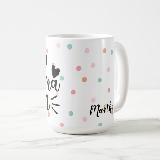 母の日の贈り最高の物おばあちゃん コーヒーマグカップ (正面右)