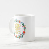 母の日の贈り物が母の家 コーヒーマグカップ (正面左)