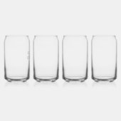 母の日の贈り物にワイングラス4をセット ガラス缶 (右)