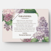 母の日の贈り物のおばあちゃん孫 フォトプラーク (正面)