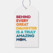 母の日の贈り物のかわいいデザイン表現文字 ギフトタグ (裏面)