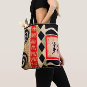 母の日の贈り物のためのエスニック部族トートバッグ トートバッグ (クローズアップ)