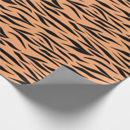 母の日の贈り物のためのタイガーパターン甘いシームレス ラッピングペーパー