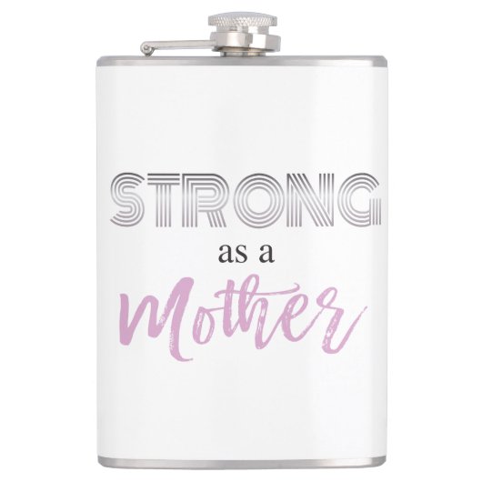 母の日の贈り物のフラスコのように強い フラスク (正面)