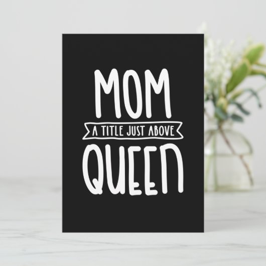 母の日の贈り物の上のタイトルを母に 招待状 (スタンド正面)