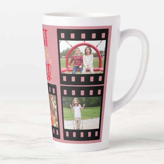 母の日の贈り物の最高のアイディア母は常に埃っぽいピンク カフェラテマグ (右)