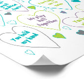 母の日の贈り物を愛する理由 ポスター (角)