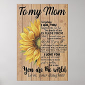 母の日の贈り物を私の母に愛する ポスター (正面)