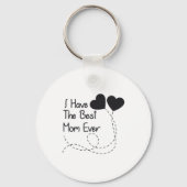 母の日の贈り物を私は今まで母最高のを持っている キーホルダー (正面)