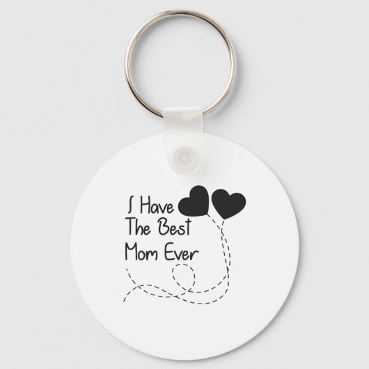 母の日の贈り物を私は今まで母最高のを持っている キーホルダー (正面)