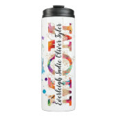 母の日の贈り物カスタム子供の名前MOM タンブラー (正面)