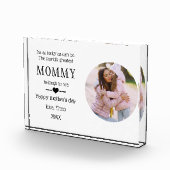母の日の贈り物ベビーの母の詩 フォトブロック (右)