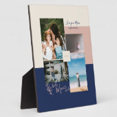 母の日の贈り物最高の母は常に写真のコラージュ フォトプラーク (側面)