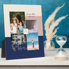 母の日の贈り物最高の母は常に写真のコラージュ フォトプラーク