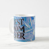 母の日の贈り物最高の母 コーヒーマグカップ (正面左)