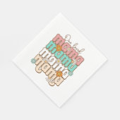 母の日の贈り物 | ひとり愛されたママ スタンダードランチョンナプキン (角)