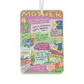 母の日の贈り物 カーエアーフレッシュナー (裏面)