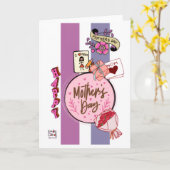 母の日の贈り物 カード (黄色い花)