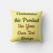 母の日の贈り物 クッション (正面)