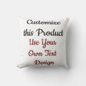 母の日の贈り物 クッション (正面)