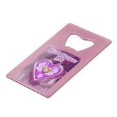 母の日の贈り物 クレジットカード栓抜き (正面アングル)