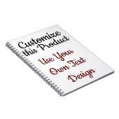 母の日の贈り物 ノートブック (右側)