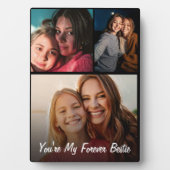 母の日の贈り物 – パーソナライズされた Photo Collage フォトプラーク (正面)