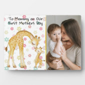 母の日の贈り物(ベビー) フォトプラーク (正面)