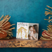 母の日の贈り物(ベビー) フォトプラーク (側面)