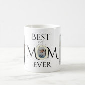 母の日の贈り物 – 写真パーソナライズされた付 コーヒーマグカップ (中央)