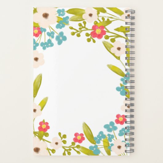 母の日の贈り物,家族レシピ主催者ジャーナル ノートブック (裏面)