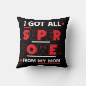 母の日の贈り物 | 母からの超大国 クッション (裏面)