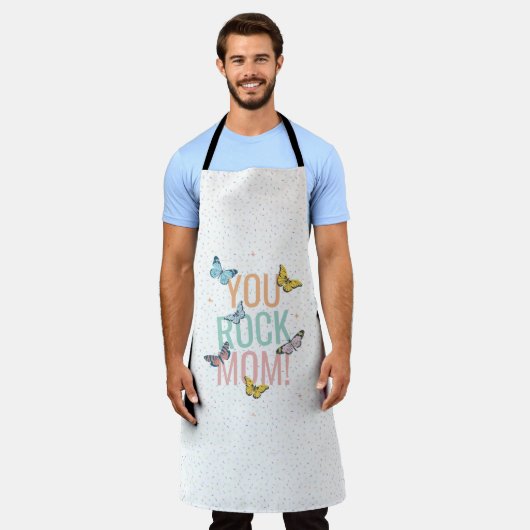 母の日の贈り物,母のための誕生日ギフト,新しい母 エプロン (着用した状態)