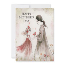 母の日の贈り物 – 開花母の日のカード