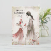 母の日の贈り物 – 開花母の日のカード シーズンカード (スタンド正面)