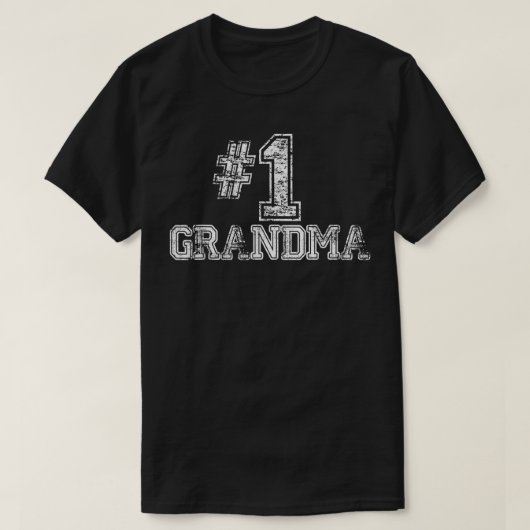 母の日の贈り物 1おばあちゃん1番T Tシャツ (デザイン正面)