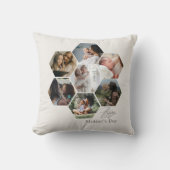 母の日の贈り物MOMMYパーソナライズされたフォトコラージュ クッション (正面)