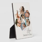 母の日の贈り物MOMMYパーソナライズされたフォトコラージュ フォトプラーク (側面)
