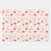 母の日の選択ケーキと花 ラッピングペーパーシート (正面3)