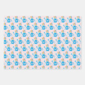 母の日の選択ケーキと花 ラッピングペーパーシート (正面2)